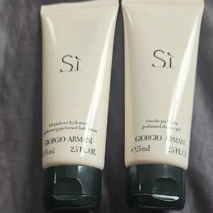 Giorgio Armani Si Body Lotion and Shower Gel Set